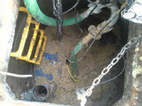 Poor grease management stopping pump floats from operating.